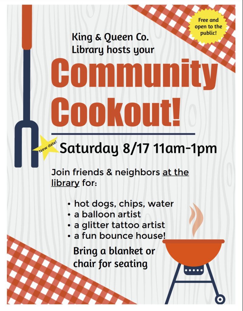 Community Cookout at the Library