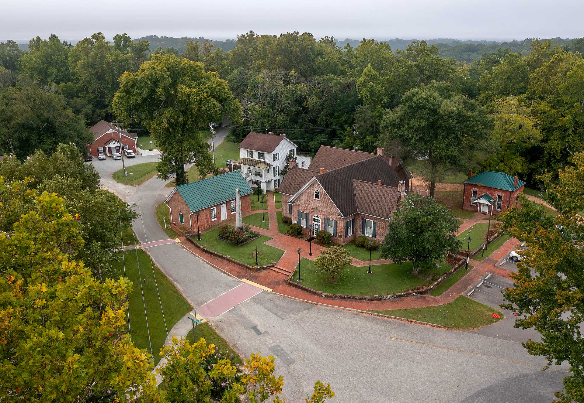 King and Queen Historic Courthouse Aerial